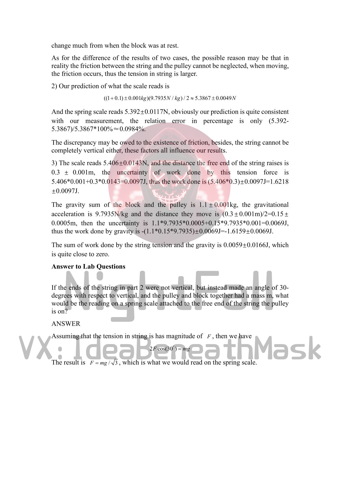 福特海斯州立大学FHSU PHYS111辅导板书截图5