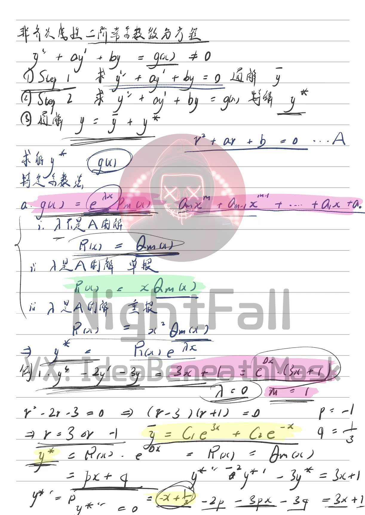 悉尼大学USYD MATH1062辅导板书截图3