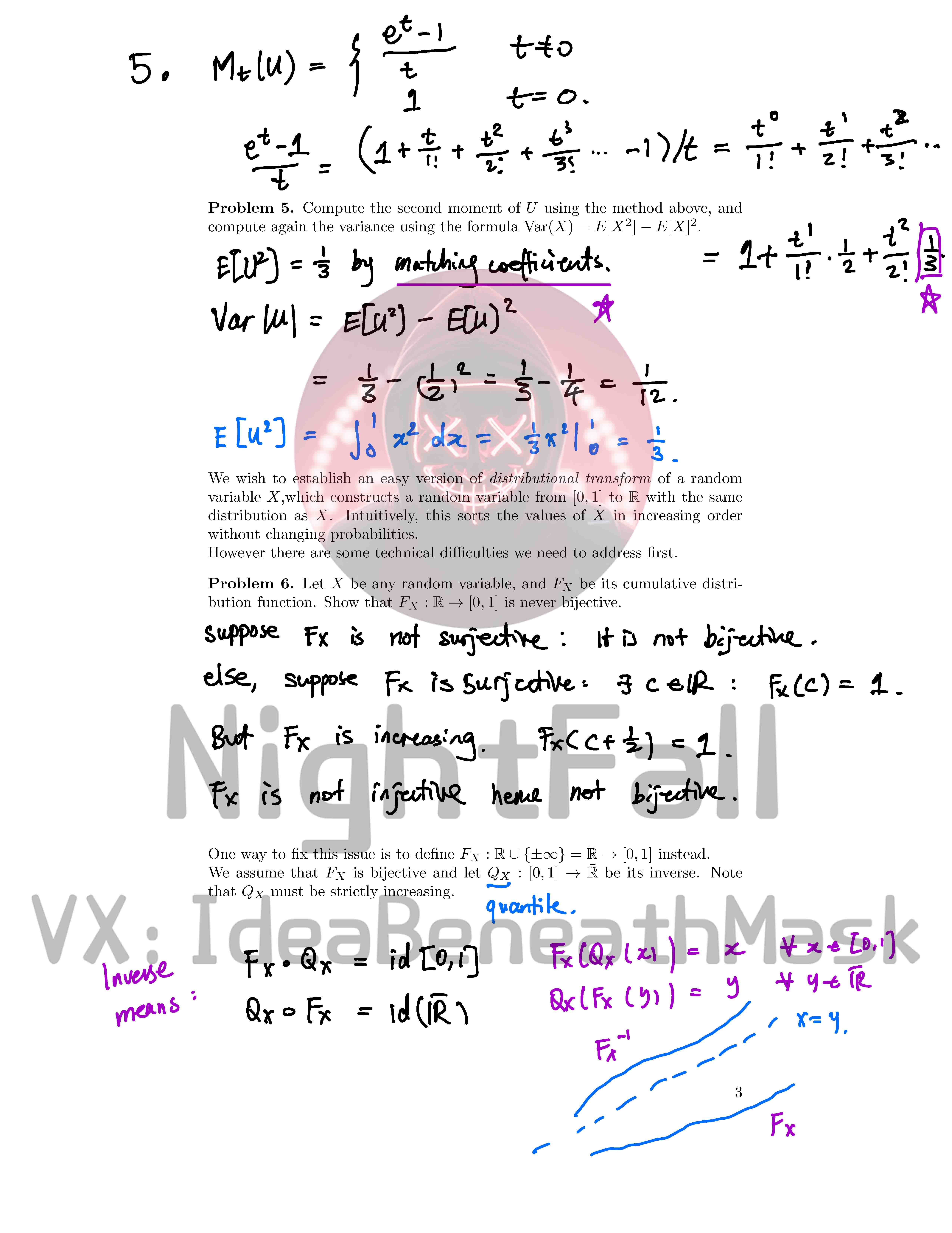 滑铁卢大学UW STAT330辅导板书截图3